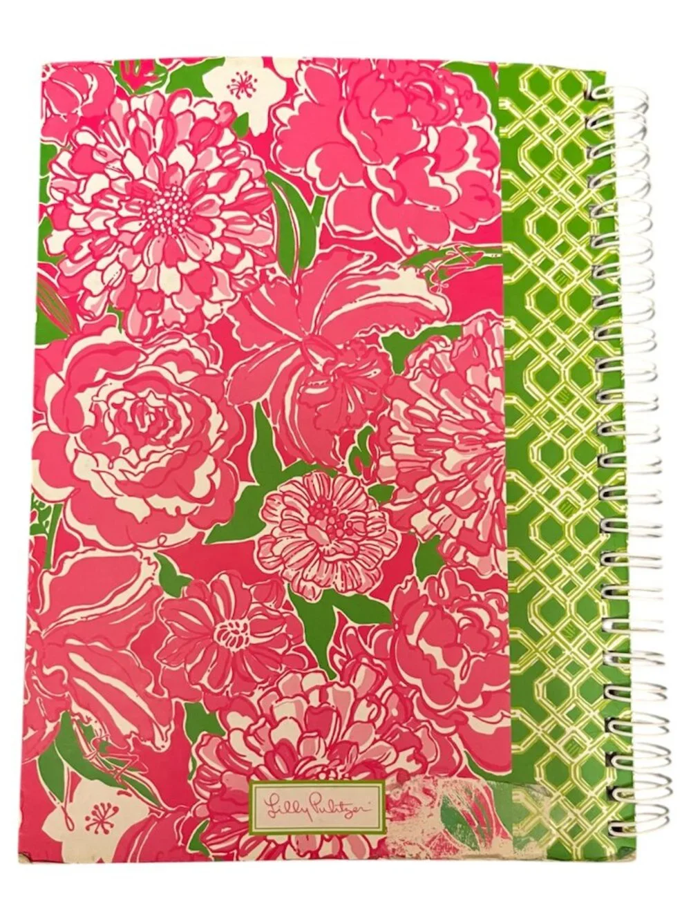 Mini Lilly Pulitzer Lined Spiral Notebook in May Flowers Pattern